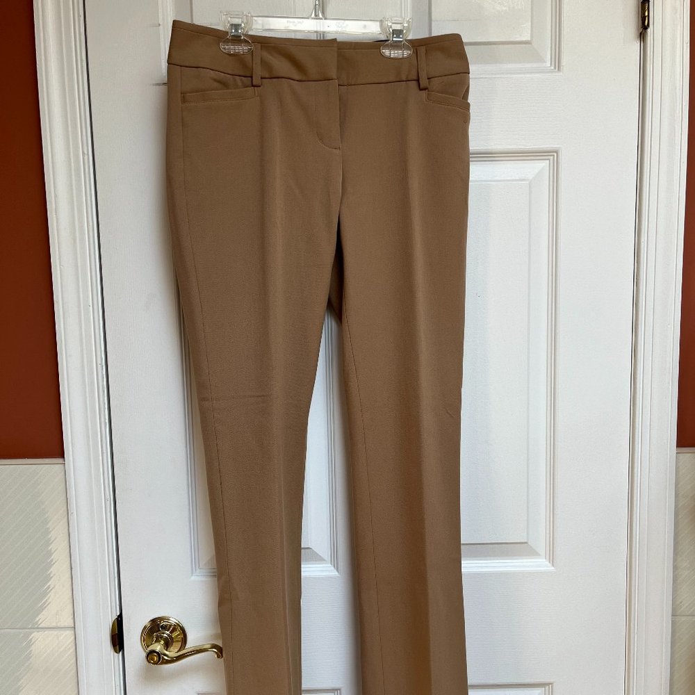 Express Beige Columnist Dress Pants